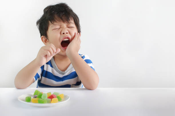 photo of a kid experiencing toothache